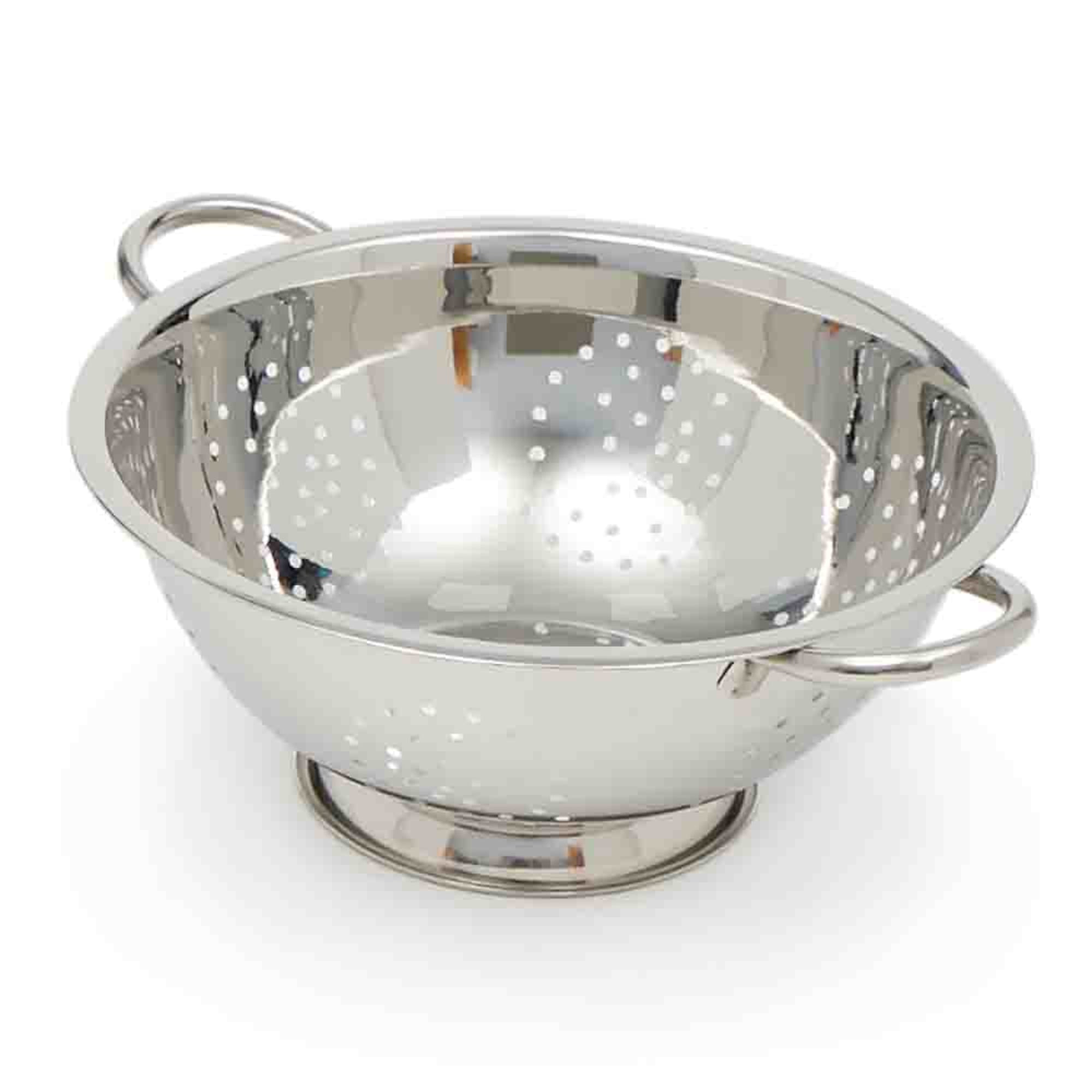Home Basics 5 QT Stainless Steel  Deep Colander $4.00 EACH, CASE PACK OF 12
