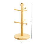 Load image into Gallery viewer, Home Basics Bamboo Mug Tree $8.00 EACH, CASE PACK OF 6
