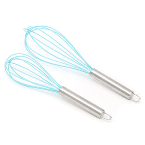 Home Basics Silicone Balloon Whisk with Stainless Steel Handle $3.00 EACH, CASE PACK OF 24