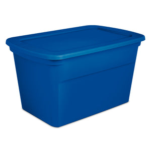 Sterilite 30 Gallon Tote, Blue Morpho $25 EACH, CASE PACK OF 6