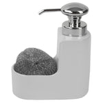 Load image into Gallery viewer, Home Basics 10 oz. Marble Ceramic Soap Dispenser with Sponge - Assorted Colors
