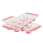 Load image into Gallery viewer, Home Basics Ice Cube Tray with Round Compartments, (Pack of 2) - Assorted Colors
