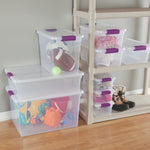 Load image into Gallery viewer, Sterilite 66 Quart/62 Liter ClearView Latch™ Box $20.00 EACH, CASE PACK OF 6
