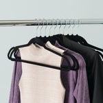Load image into Gallery viewer, Home Basics Velvet Hanger, (Pack of 10), Black $4.00 EACH, CASE PACK OF 12
