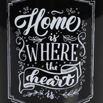 Load image into Gallery viewer, Home Basics Home is Where the Heart is Ceramic Utensil Crock, Black $6.00 EACH, CASE PACK OF 6
