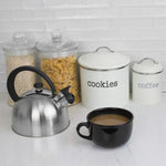 Load image into Gallery viewer, Home Basics Jumbo 22 oz Ceramic Mug, Black $2.00 EACH, CASE PACK OF 24
