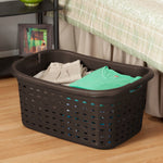 Load image into Gallery viewer, Sterilite Weave Laundry Basket / Espresso $15.00 EACH, CASE PACK OF 6
