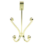 Load image into Gallery viewer, Home Basics Over the Door Double Hook, Gold $3.00 EACH, CASE PACK OF 12
