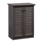 Load image into Gallery viewer, Home Basics 4 Tier Shoe Cabinet with Louvered Doors, Ash $100.00 EACH, CASE PACK OF 1
