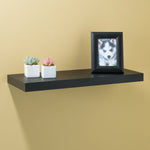 Load image into Gallery viewer, Home Basics Long Rectangle Floating Shelf, Black $10.00 EACH, CASE PACK OF 6
