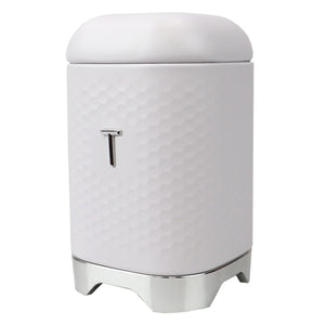 Michael Graves Design Soho Large 7 Cup Capacity Tin Tea Canister, White $8.00 EACH, CASE PACK OF 6