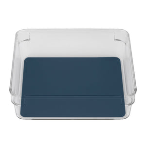 Michael Graves Design 6.5" x 6.5" Drawer Organizer with Indigo Rubber Lining $2.00 EACH, CASE PACK OF 24