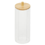 Load image into Gallery viewer, Home Basics Serene Cosmetic Pad Holder with Bamboo Lid $4.00 EACH, CASE PACK OF 12
