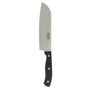 Home Basics 7" Stainless Steel Santoku Knife with Contoured Bakelite Handle, Black $2.50 EACH, CASE PACK OF 24
