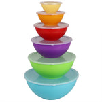 Load image into Gallery viewer, Home Basics 12 Piece Nesting Plastic Bowl Set $10 EACH, CASE PACK OF 4
