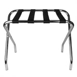 Load image into Gallery viewer, Home Basics Foldable Steel Luggage Rack, Chrome $25.00 EACH, CASE PACK OF 6

