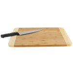 Load image into Gallery viewer, Home Basics Large Dual Tone Bamboo Cutting Board, Natural $6.50 EACH, CASE PACK OF 12
