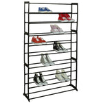 Load image into Gallery viewer, Home Basics Easy Assemble Space Saving 50 Pair Shoe Tower Multi-Purpose Storage Rack,  Black $20.00 EACH, CASE PACK OF 6
