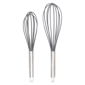 Home Basics Silicone Balloon Whisk with Stainless Steel Handle $3.00 EACH, CASE PACK OF 24