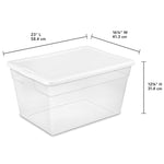 Load image into Gallery viewer, Sterilite 56 Quart / 53 Liter Storage Box $15.00 EACH, CASE PACK OF 8
