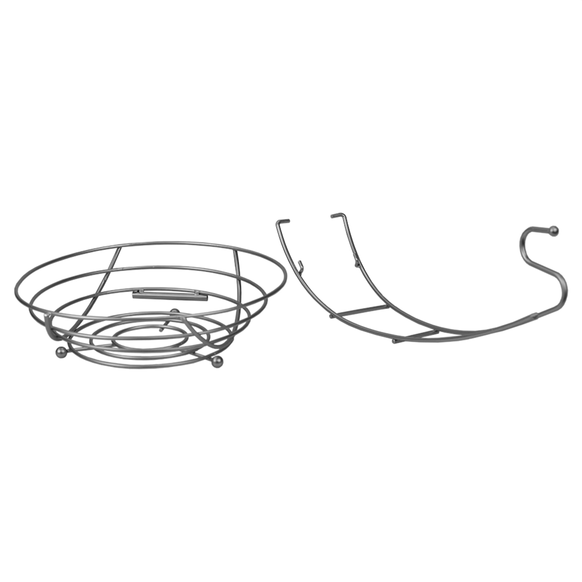 Home Basics Simplicity Open Steel Wire Fruit Bowl with Detachable Banana Hanger $10.00 EACH, CASE PACK OF 6