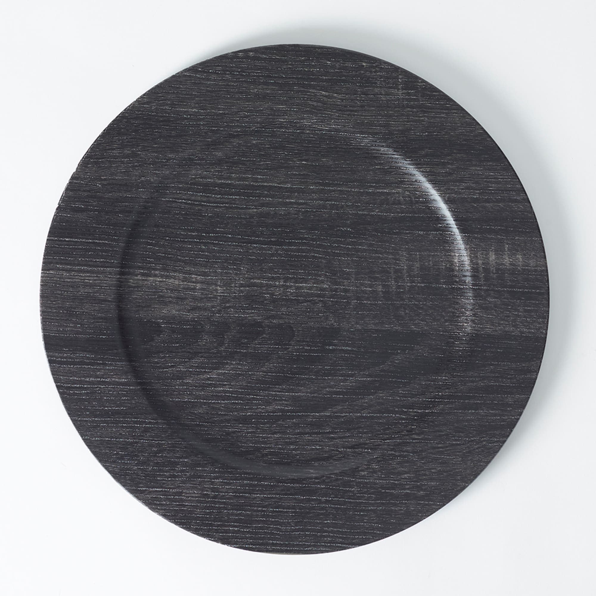 Sophia Grace 12" Charger Plate, Timber Black $3.00 EACH, CASE PACK OF 12