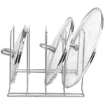 Load image into Gallery viewer, Home Basics Vinyl Coated Steel Lid Rack, Silver $4.00 EACH, CASE PACK OF 6
