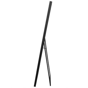 Home Basics 11” x 58” Easel Back Full Length Mirror with MDF Frame, Black $20 EACH, CASE PACK OF 4