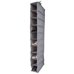 Load image into Gallery viewer, Home Basics 600D Polyester 10 Shelf Closet Organizer, Grey $8.00 EACH, CASE PACK OF 12
