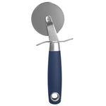 Load image into Gallery viewer, Home Basics Meridian Stainless Steel Pizza Cutter, Indigo $3.00 EACH, CASE PACK OF 24
