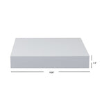 Load image into Gallery viewer, Home Basics Square Floating Shelf, White $5.00 EACH, CASE PACK OF 6
