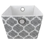 Load image into Gallery viewer, Home Basics Arabesque Large Non-Woven Open Storage Tote, Grey $6.00 EACH, CASE PACK OF 12
