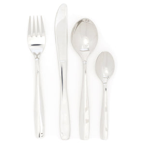 Home Basics Delight 16 Piece Stainless Steel Flatware Set $8.00 EACH, CASE PACK OF 12