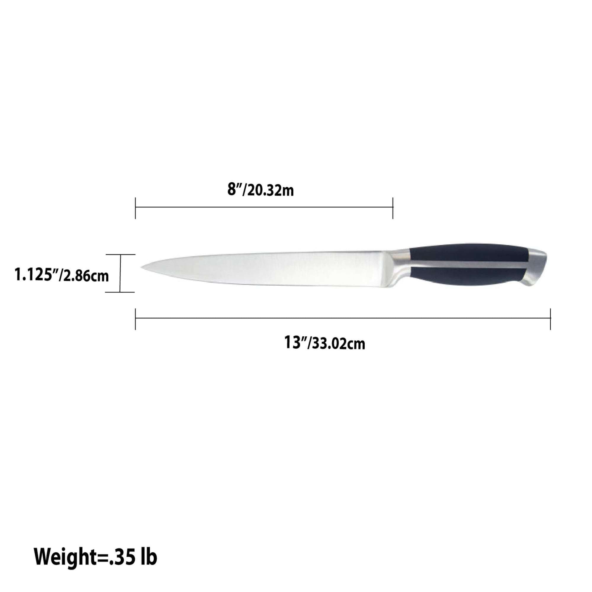 Home Basics Continental Collection 8" Slicing Knife $4.00 EACH, CASE PACK OF 24