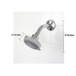 Load image into Gallery viewer, Home Basics Revitalize 5 Function Fixed Shower Head, Chrome $6.00 EACH, CASE PACK OF 12
