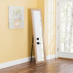 Load image into Gallery viewer, Home Basics Full Length Floor Mirror With Easel Back, Natural $40.00 EACH, CASE PACK OF 4
