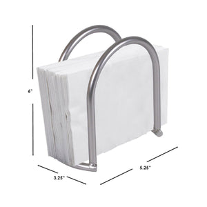 Home Basics Simplicity Collection Upright Freestanding Napkin Holder, Satin Nickel $4.00 EACH, CASE PACK OF 12