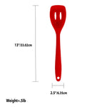 Load image into Gallery viewer, Home Basics Heat-Resistant Silicone Slotted Spoon, Red $3.00 EACH, CASE PACK OF 24
