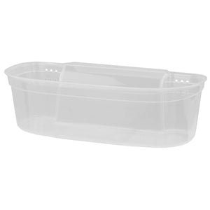 Home Basics Over the Cabinet Waste Bin Hanging Storage Plastic Basket, Clear $2.00 EACH, CASE PACK OF 24
