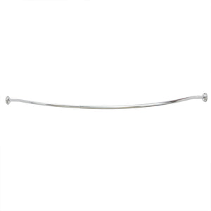 Home Basics Steel Curved Shower Rod, Chrome $15.00 EACH, CASE PACK OF 8