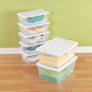 Sterilite 6 Quart / 5.7 Liter Storage Box $3.00 EACH, CASE PACK OF 12