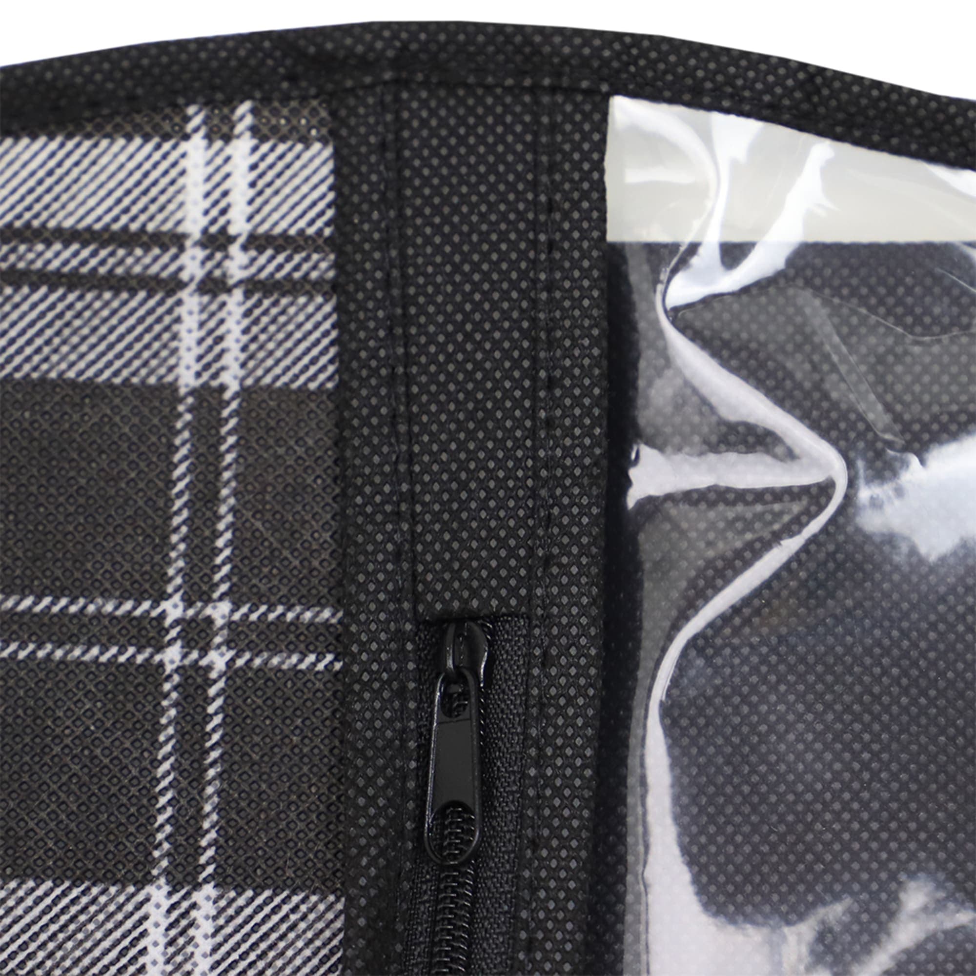 Home Basics Plaid Non-Woven Garment Bag with Clear Plastic Panel, Black
 $3.00 EACH, CASE PACK OF 12