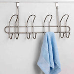 Load image into Gallery viewer, Home Basics 8 Hook Hanging Rack, Satin Nickel $10.00 EACH, CASE PACK OF 12
