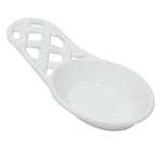 Load image into Gallery viewer, Home Basics Weave Cast Iron Spoon Rest, White $5.00 EACH, CASE PACK OF 6
