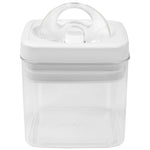 Load image into Gallery viewer, Home Basics 1 Liter Twist &#39;N Lock Air-Tight Square Plastic Canister, White $4.00 EACH, CASE PACK OF 6
