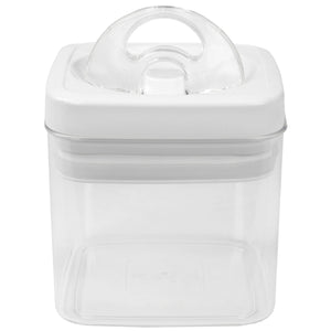 Home Basics 1 Liter Twist 'N Lock Air-Tight Square Plastic Canister, White $4.00 EACH, CASE PACK OF 6