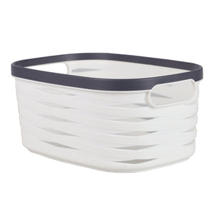 Home Basics Avaris Medium Plastic Storage Basket - Assorted Colors