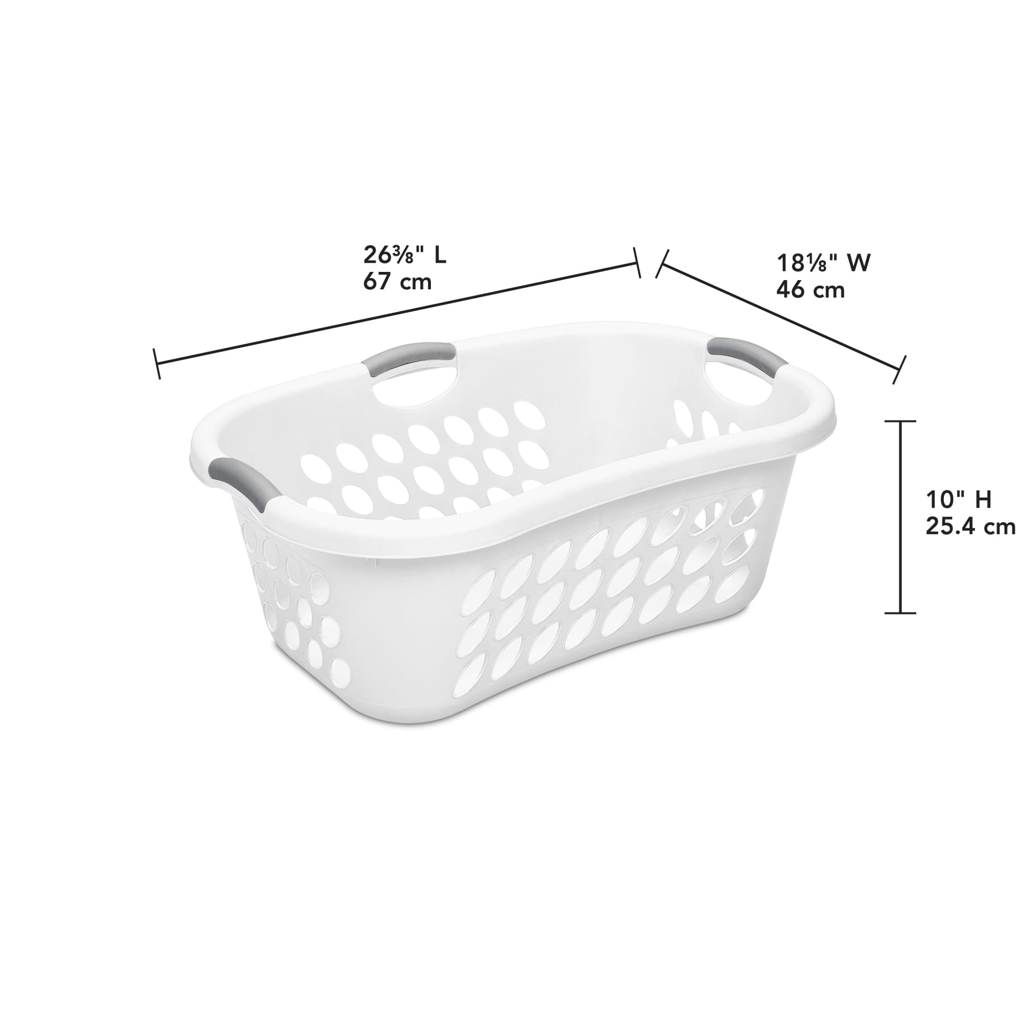 Sterilite 1.25 Bushel/ 44 Liter Ultra™ HipHold Laundry Basket $10.00 EACH, CASE PACK OF 6