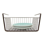 Load image into Gallery viewer, Home Basics Concord Bronze Collection 12.5&quot; Under the Shelf Basket $4.00 EACH, CASE PACK OF 6
