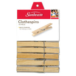 Load image into Gallery viewer, Sunbeam 18 Piece Wooden Clothespin $1.00 EACH, CASE PACK OF 36
